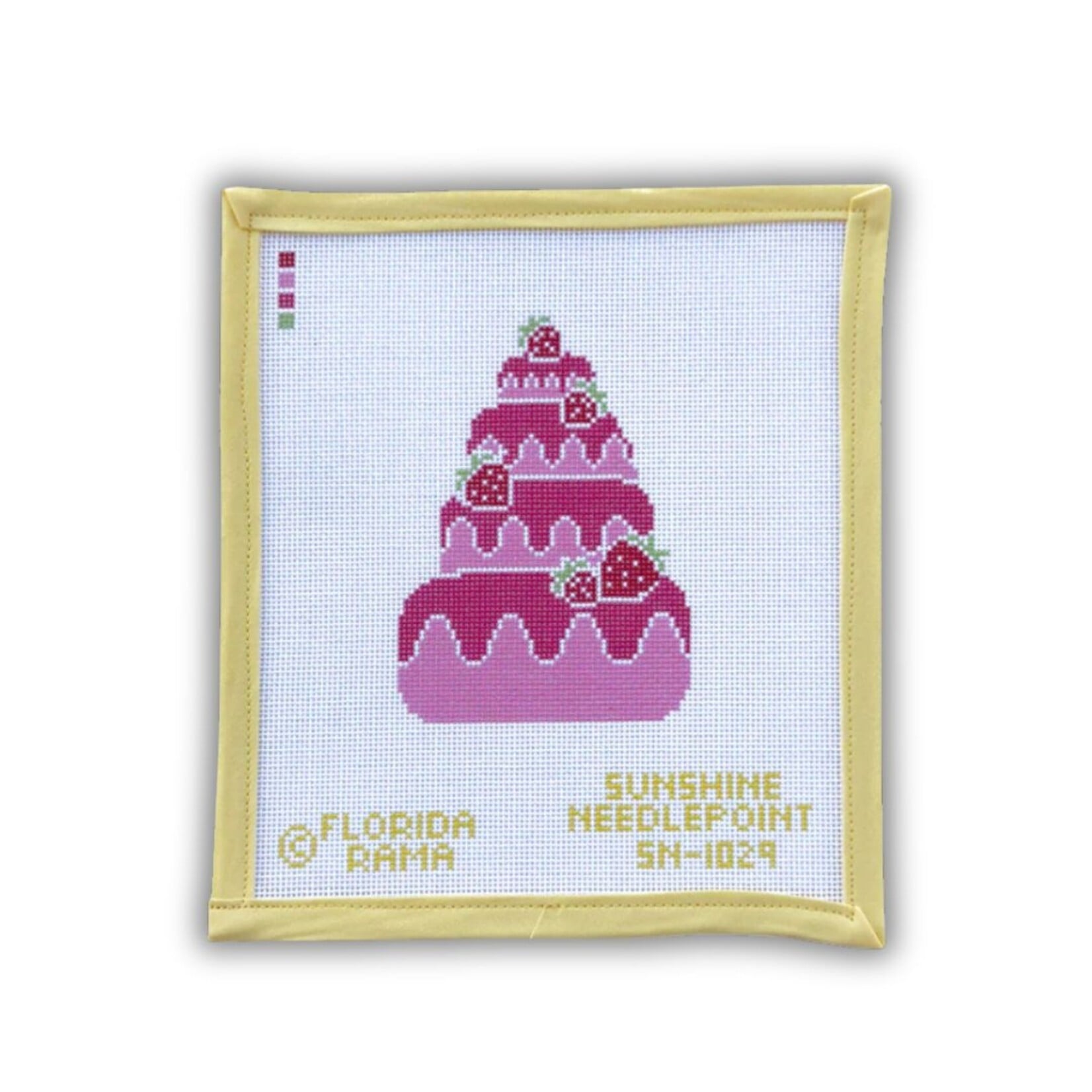 Needlepoint Kit - FloridaRAMA Strawberry Cake