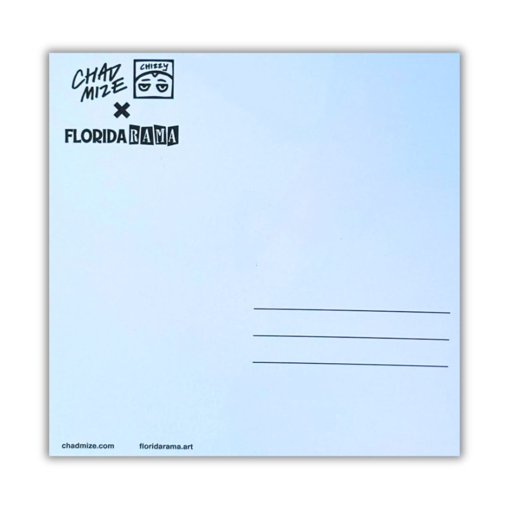 Chad Mize Chad Mize - Post Card - The Fear of Art Square