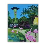 Kayla Heintz “Sunken Gardens Flamingo Abduction” 8" x 10" Print