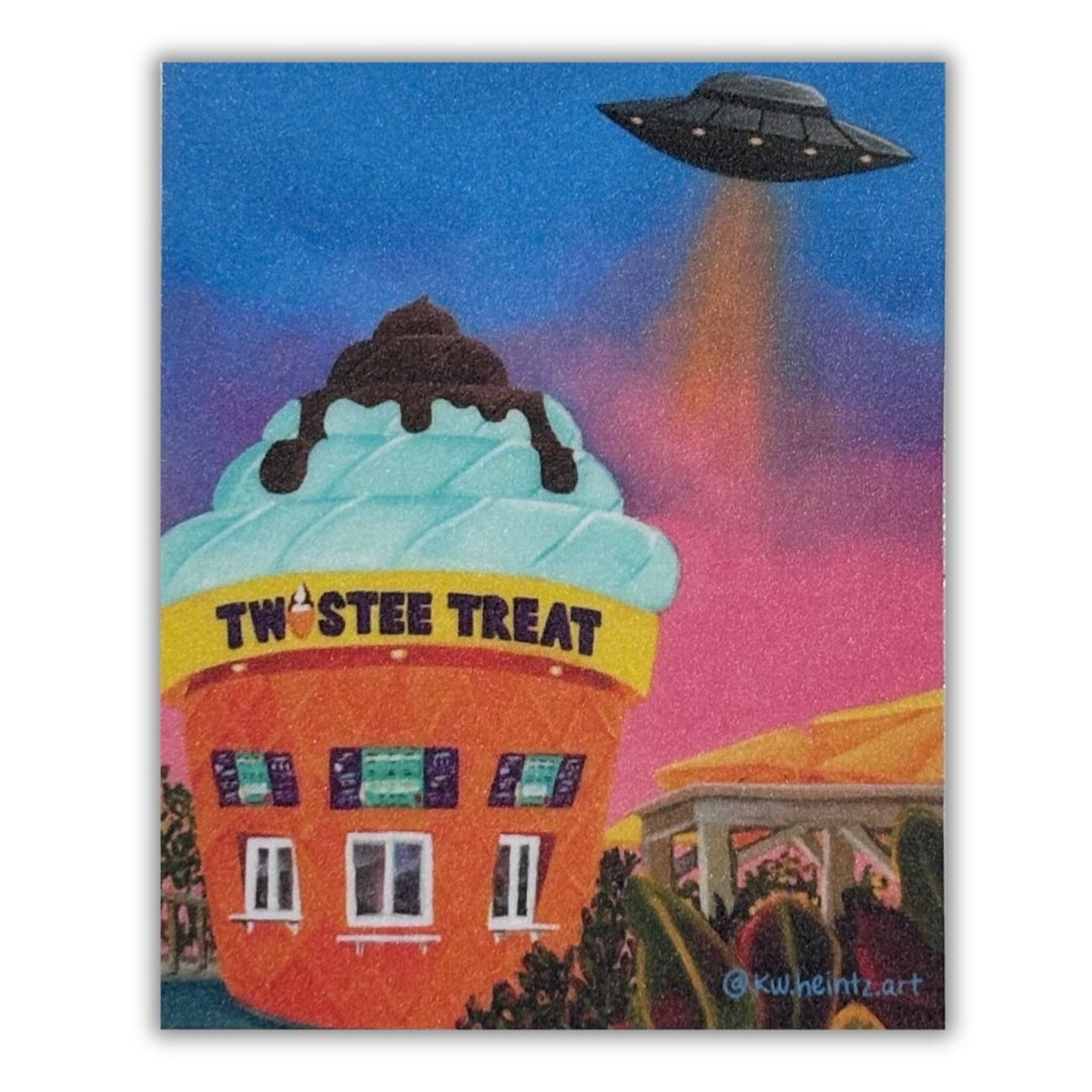 Kayla Heintz Kayla Heintz's  "Twistee Treat UFO Sighting" Sticker