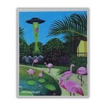 Kayla Heintz Kayla Heintz - Sticker - Flamingo Abduction