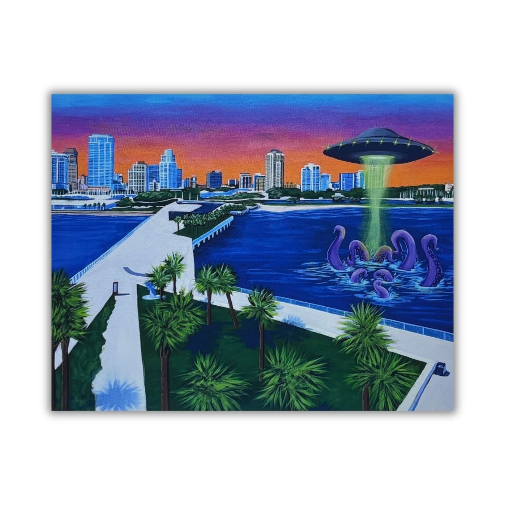 Kayla Heintz Kayla Heintz - Print - Kraken vs. Aliens 8x10