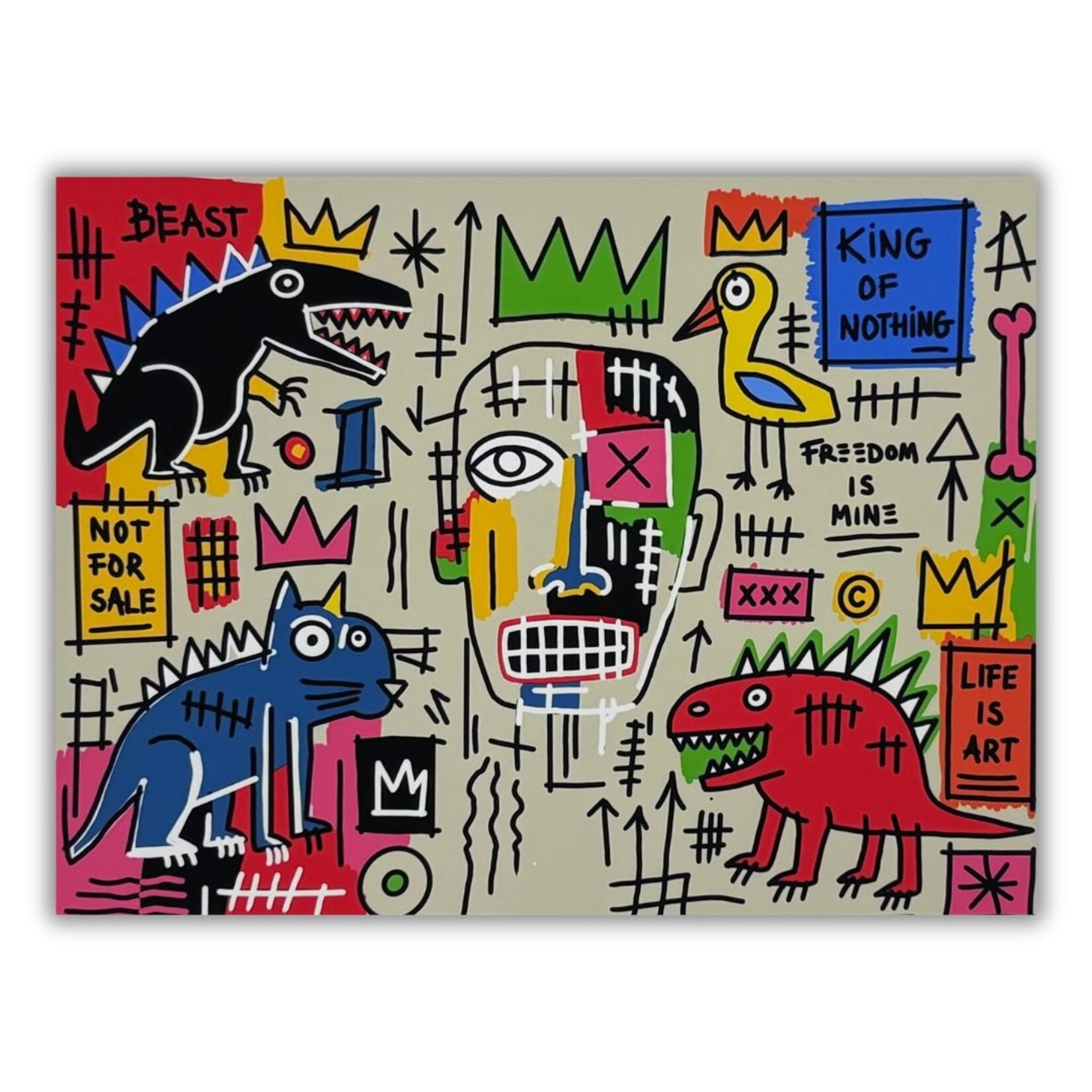 Rug Lord Rug Lord - Print - Basquiat 8x10