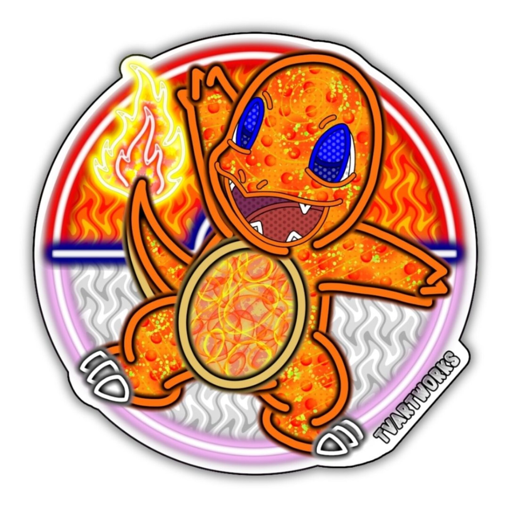 Tim Von Cloedt Tim Von Cloedt - Sticker - Charmander - 3inch