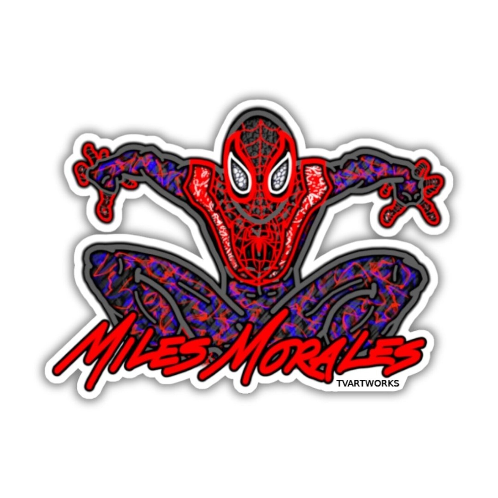 Tim Von Cloedt Tim Von Cloedt - Sticker - Spiderman - 3inch