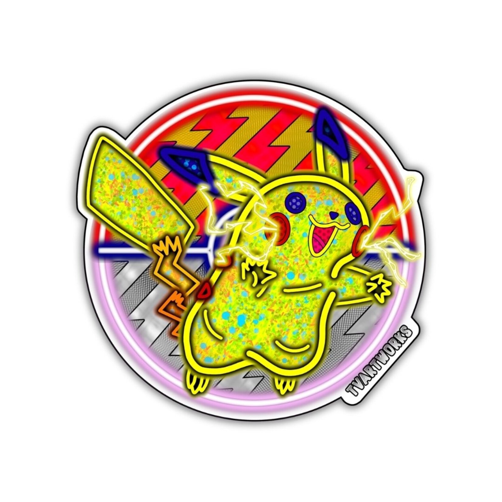 Tim Von Cloedt Tim Von Cloedt - Sticker - Pikachu - 3inch