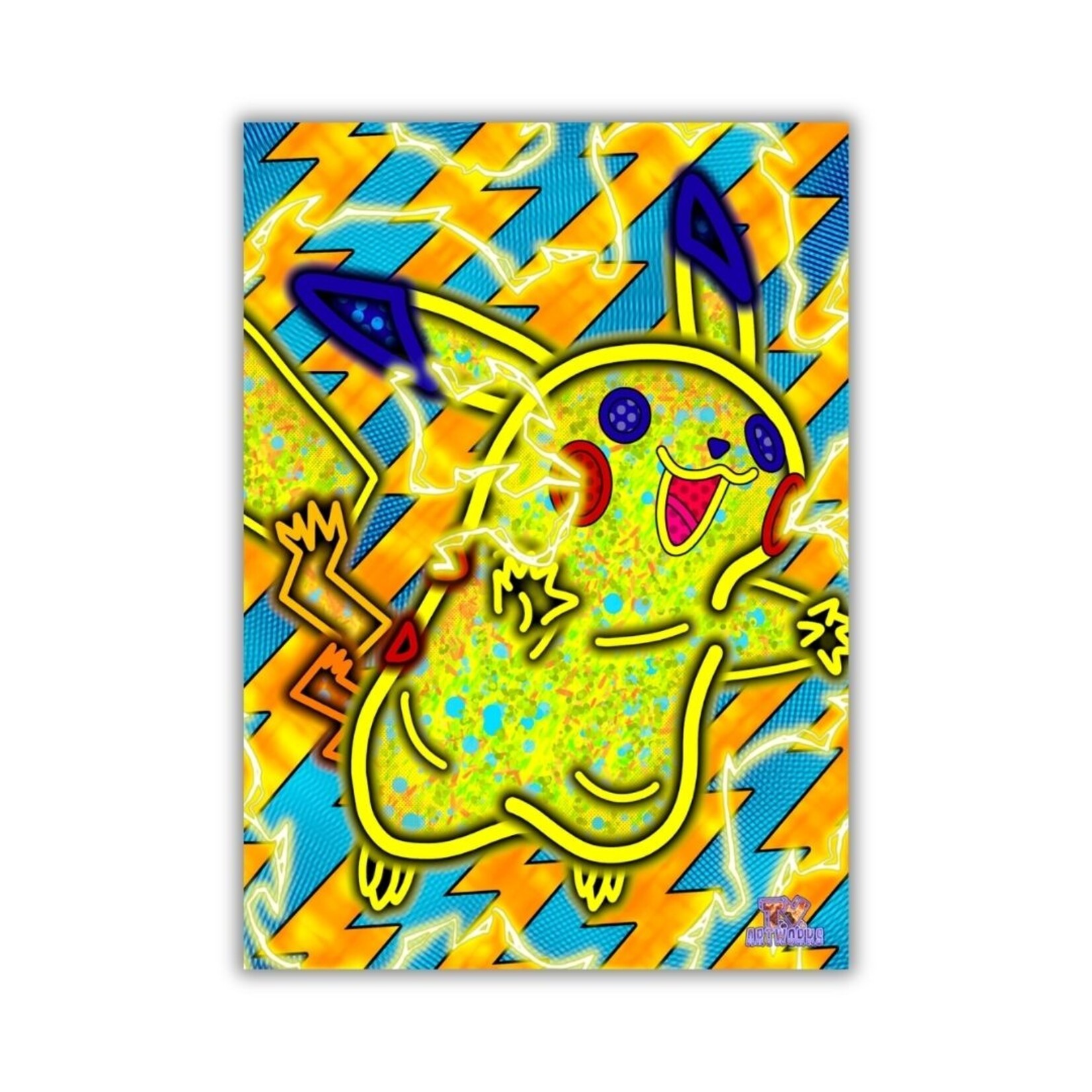 Tim Von Cloedt Tim Von Cloedt - Print - Pikachu 5x7inch