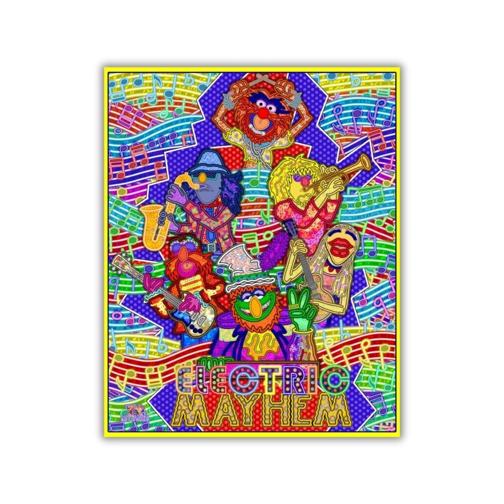 Tim Von Cloedt Tim Von Cloedt - Print - Electric Mayhem 8x10inch