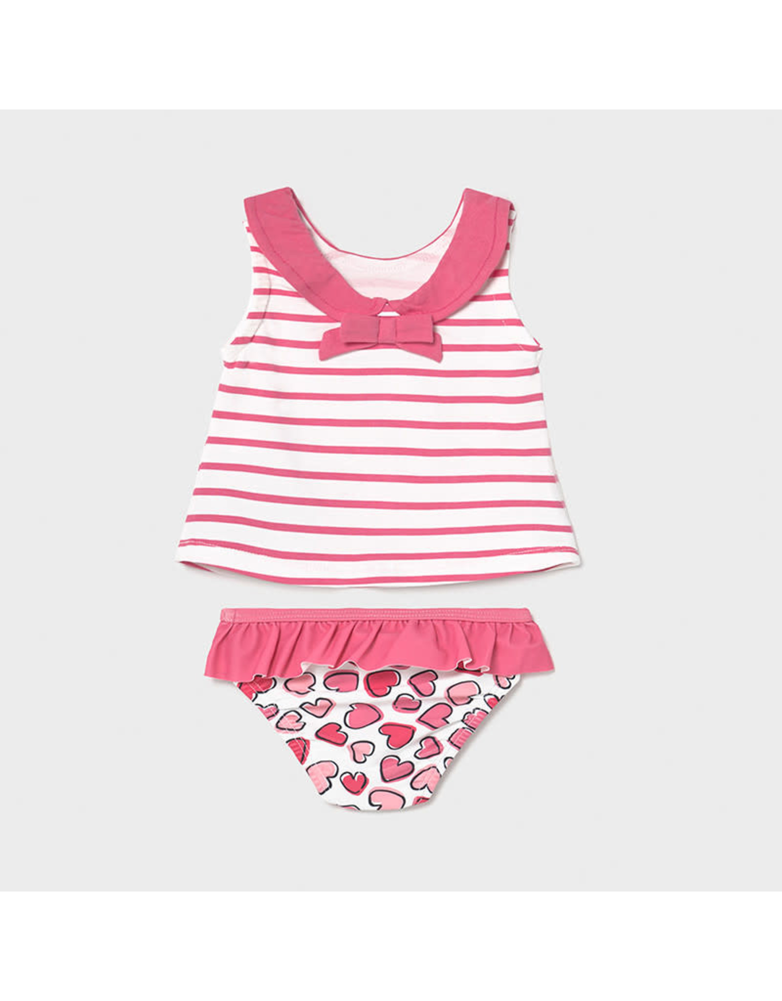 Mayoral Pink Bathsuit set with hat