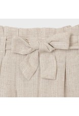 Mayoral Natural Linen Shorts