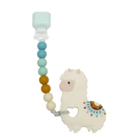 Loulou Lollipop Llama Silicone Teether Set