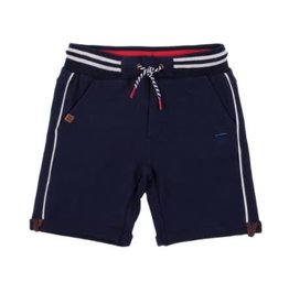 Noruk Navy Tie Waist Bermudas