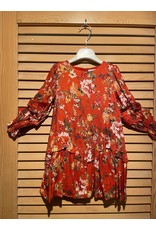 Abel & Lula Caldera Floral Dress with Ruffle Accents