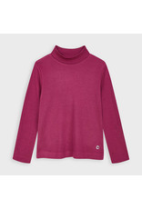 Mayoral Ribbing Mockneck Sweater in Cherry