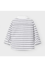 Mayoral Long Sleeve Stripe Button Up