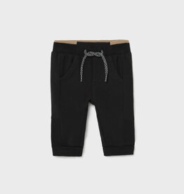 Mayoral Fleece Basic Trousers - Black