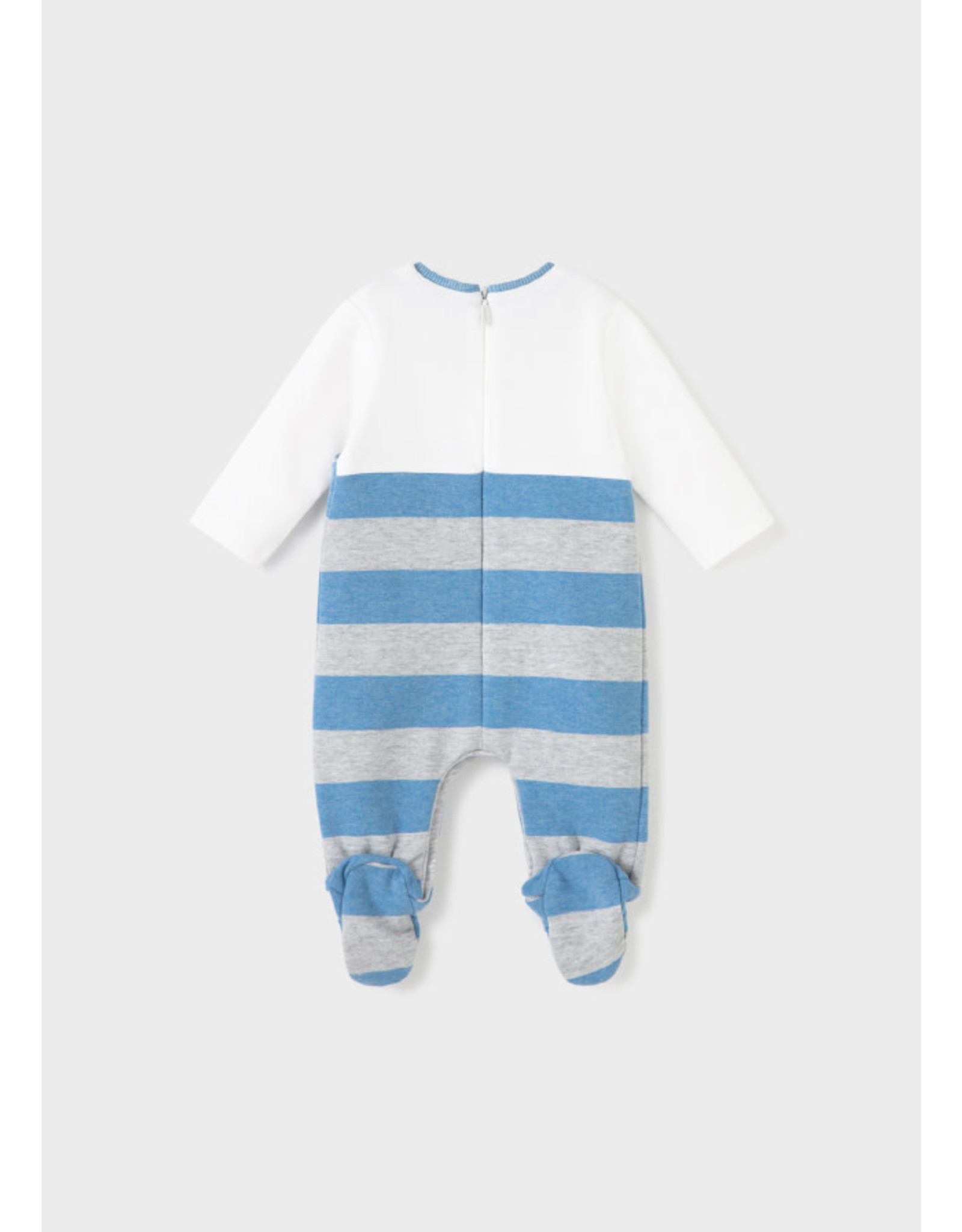 Mayoral Fleece Overall Romper with Stars