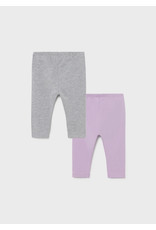 Mayoral Silver/Lilac Leggings (2pc)