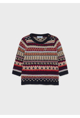 Mayoral Bordeaux Pattern Sweater (18M)