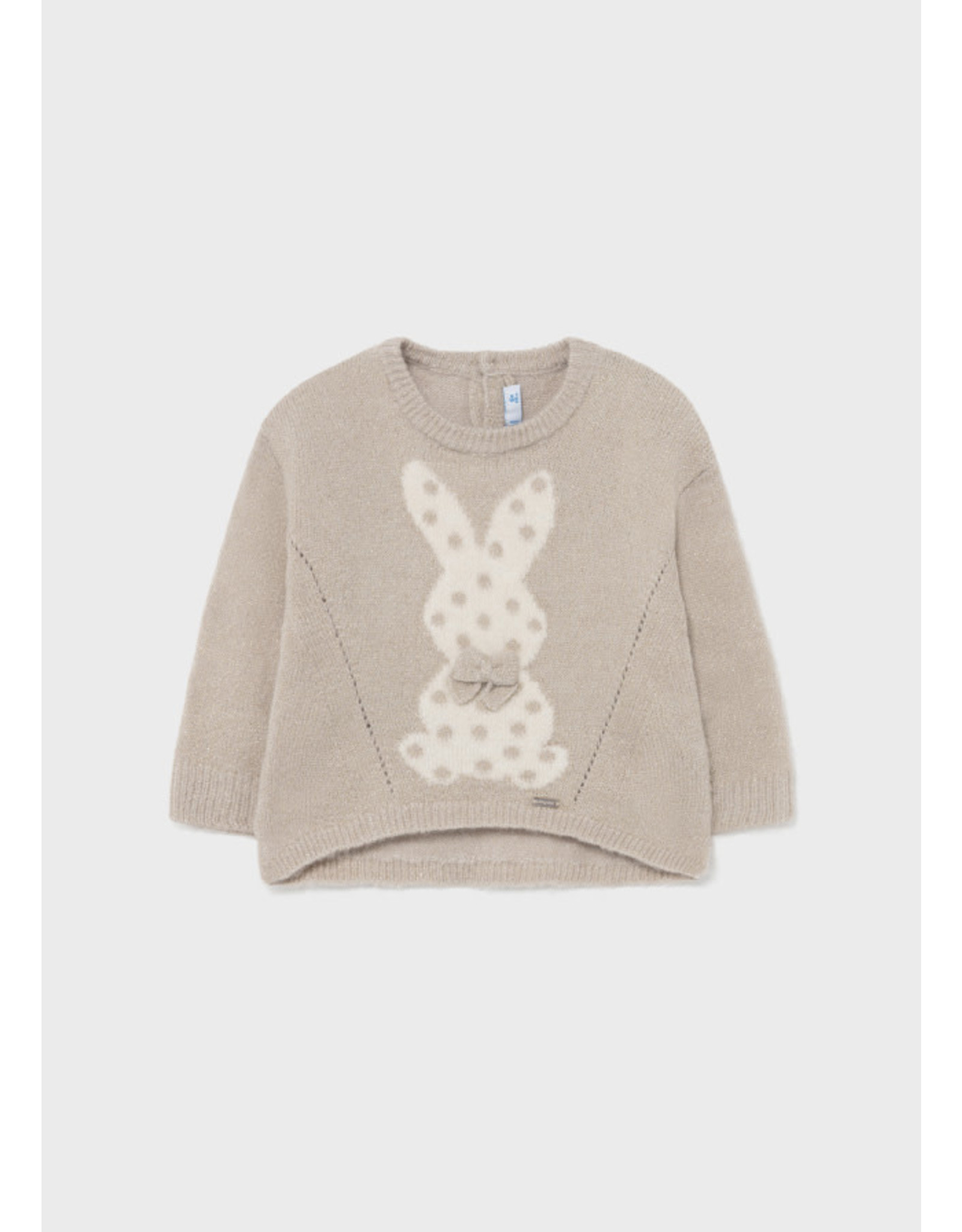 Mayoral Bunny w/Bow Sweater