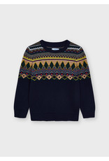 Mayoral Kids Navy Jaquard Sweater