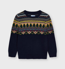 Mayoral Kids Navy Jaquard Sweater