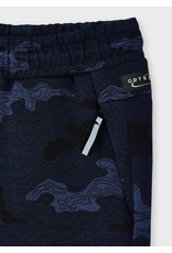 Mayoral Indigo Camo Printed Knit Pant