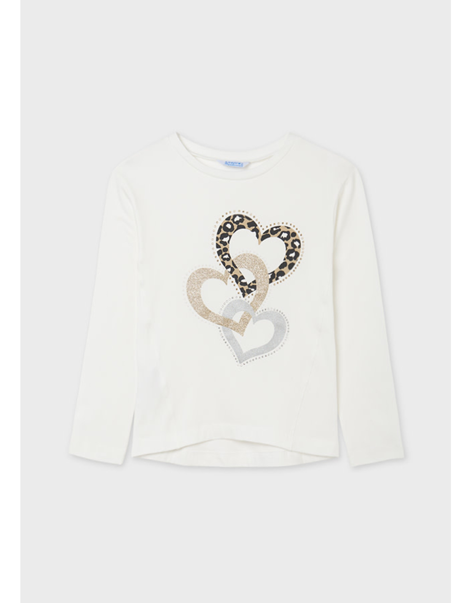 Mayoral Tween Hearts Long Sleeve