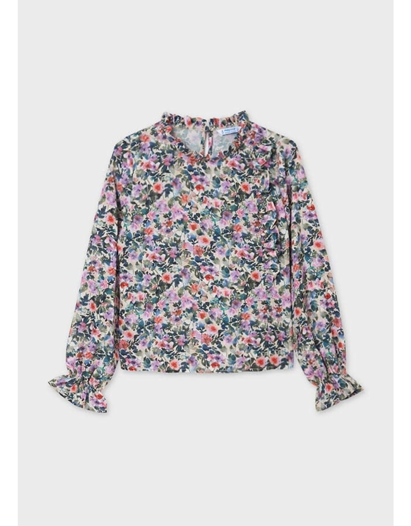 Tween Lilac Printed Blouse - Baby Baby Inc