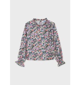 Mayoral Tween Lilac Printed Blouse