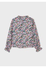 Mayoral Tween Lilac Printed Blouse