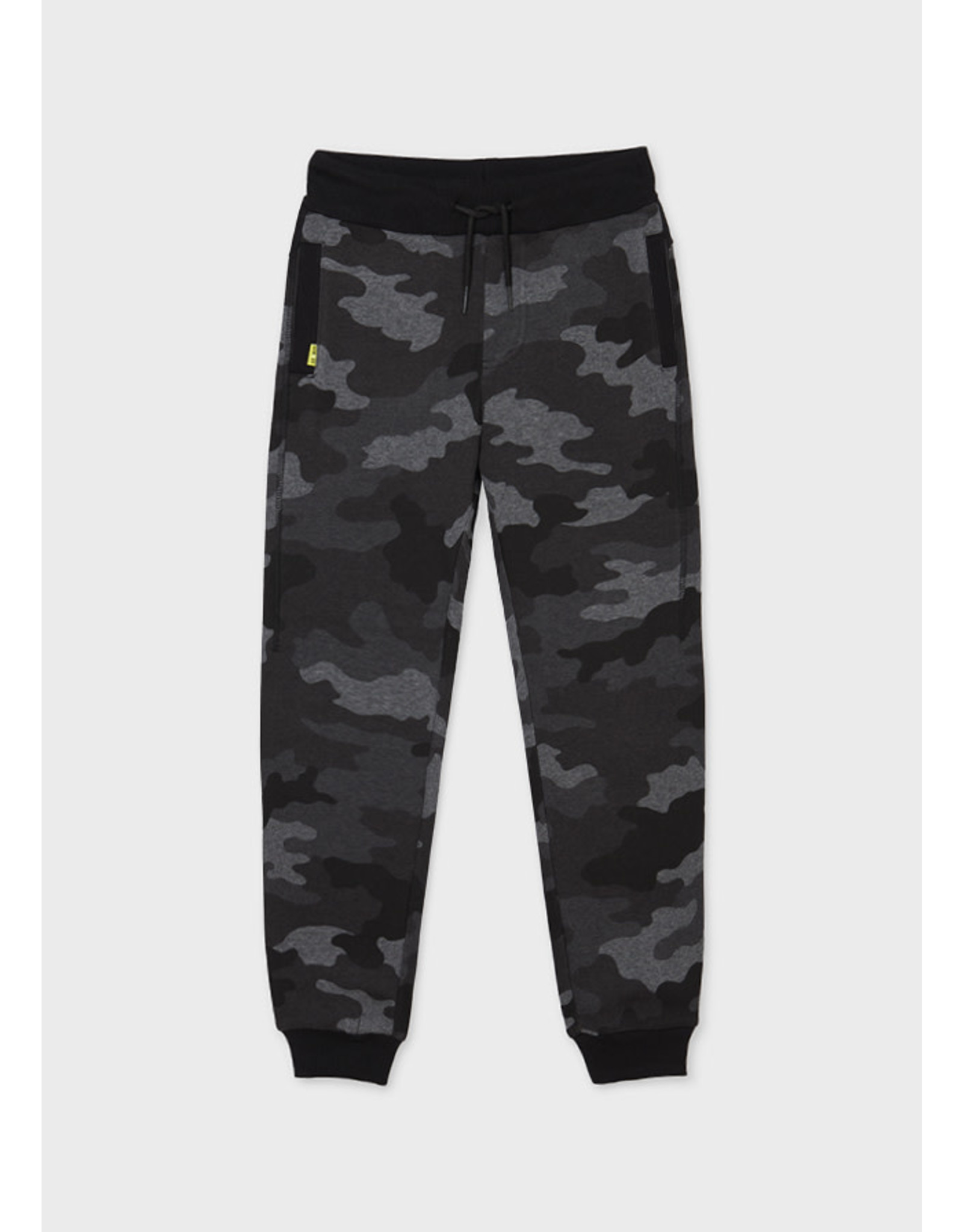 Mayoral Fleece Camo Trousers - Metal