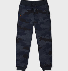 Mayoral Fleece Camo Trousers - Petroleum