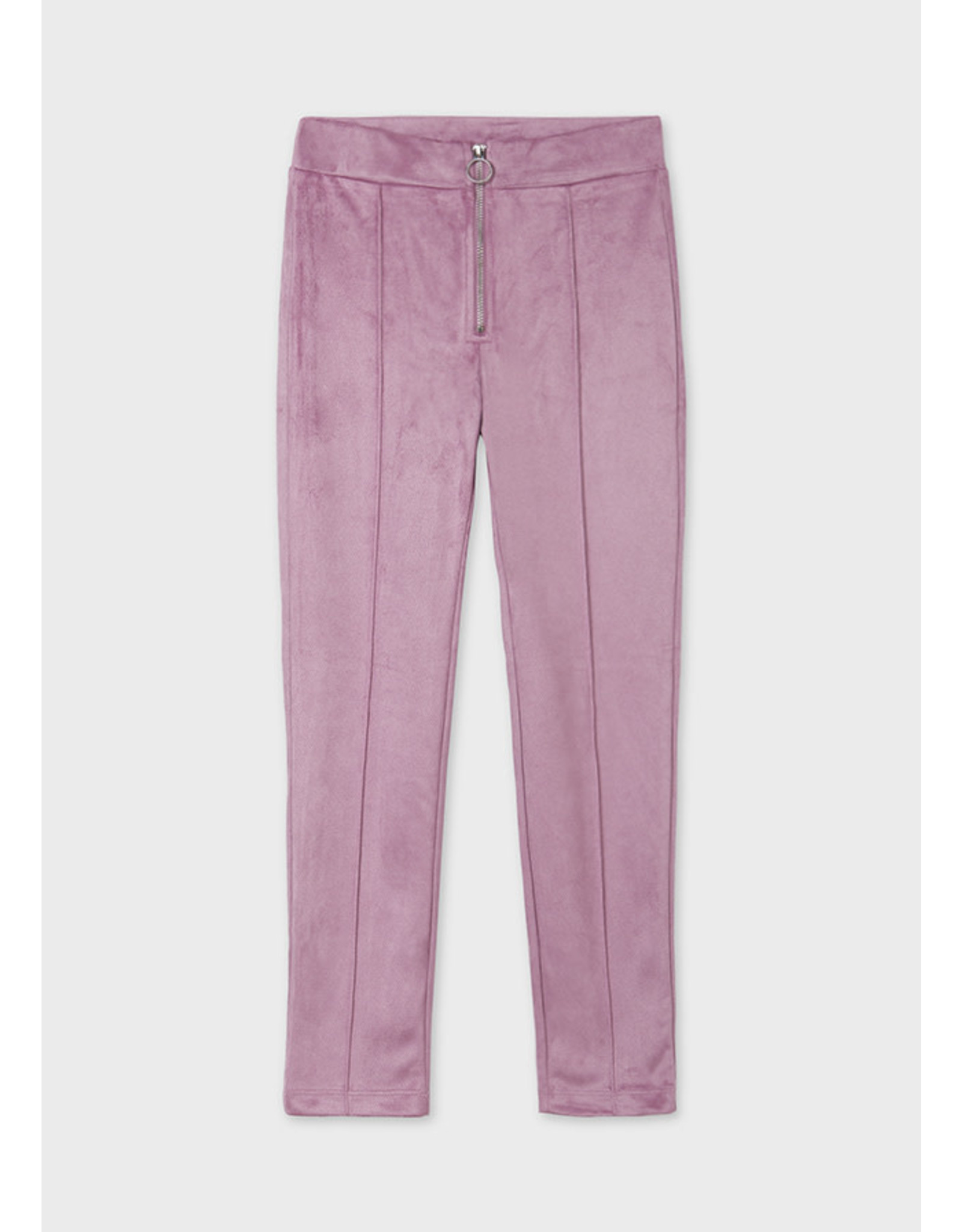 Mayoral Orchid Suede Long Pants