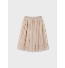 Mayoral Almond Tulle Skirt