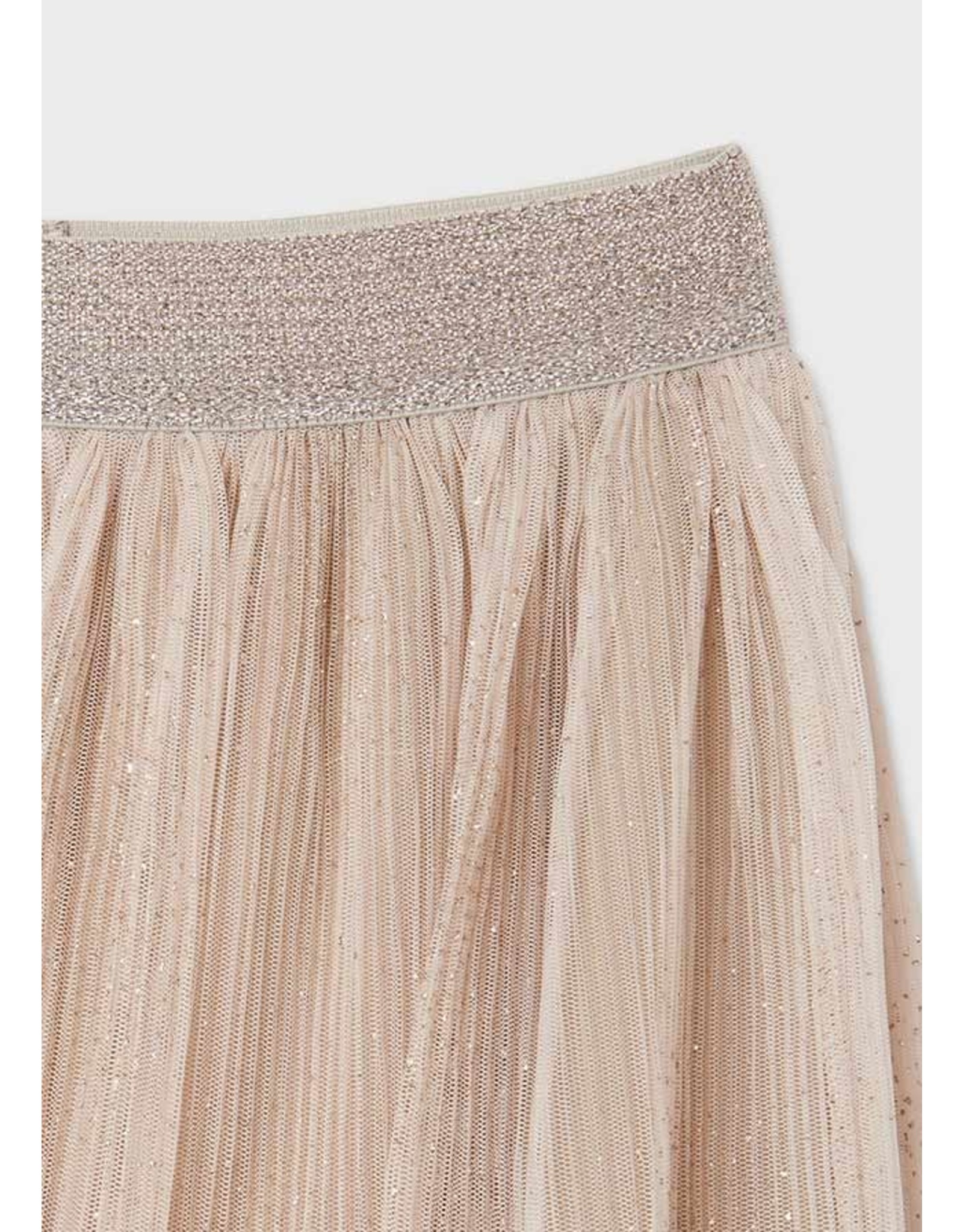 Mayoral Almond Tulle Skirt