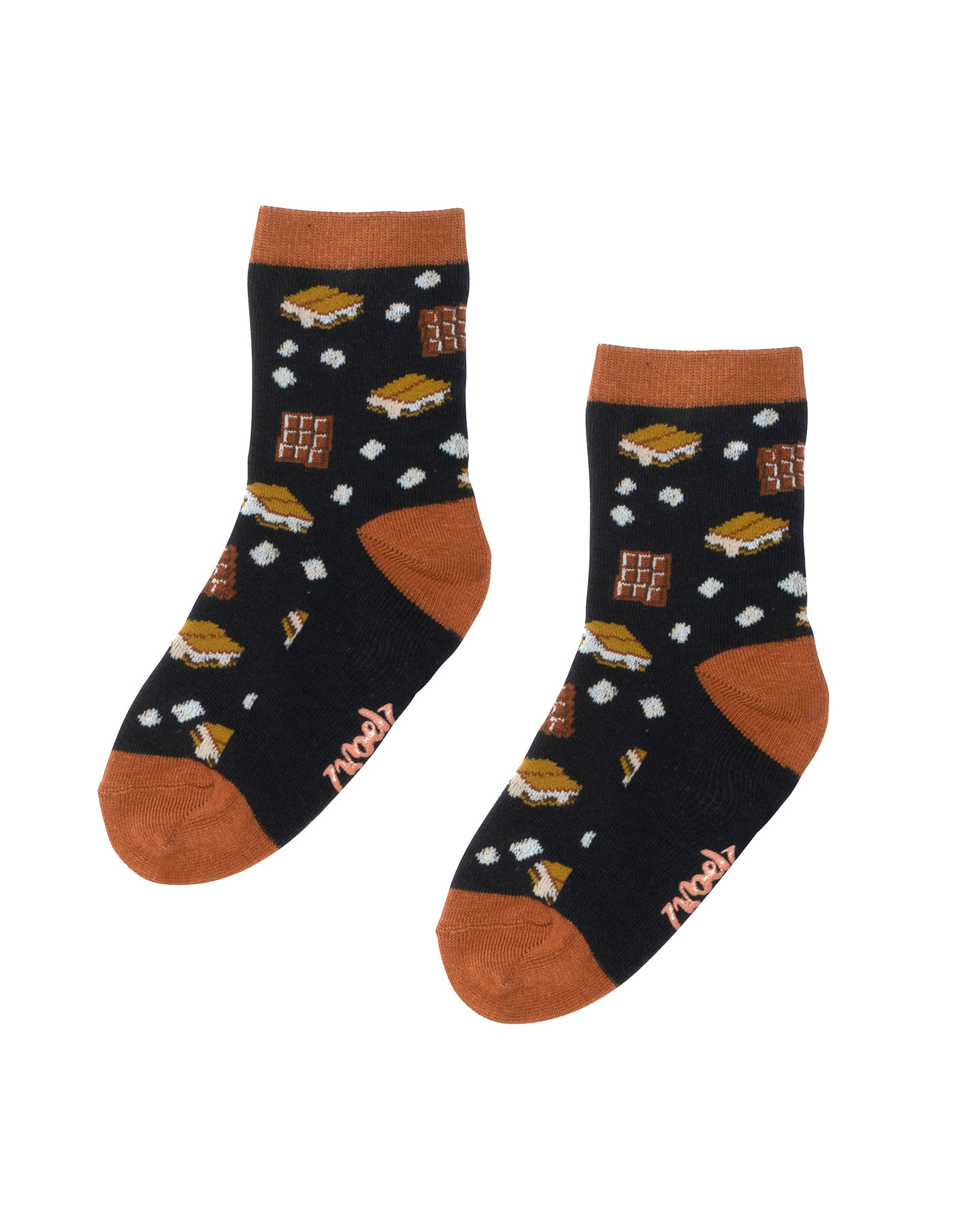 Deux Par Deux Choco-Marshmallow Socks