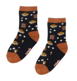 Deux Par Deux Choco-Marshmallow Socks