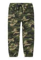 Deux Par Deux Camo Twill Elastic Jogger