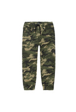 Deux Par Deux Camo Twill Elastic Jogger