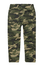 Deux Par Deux Camo Twill Elastic Jogger