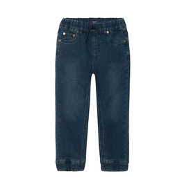 Deux Par Deux Navy Denim French Terry Jogger