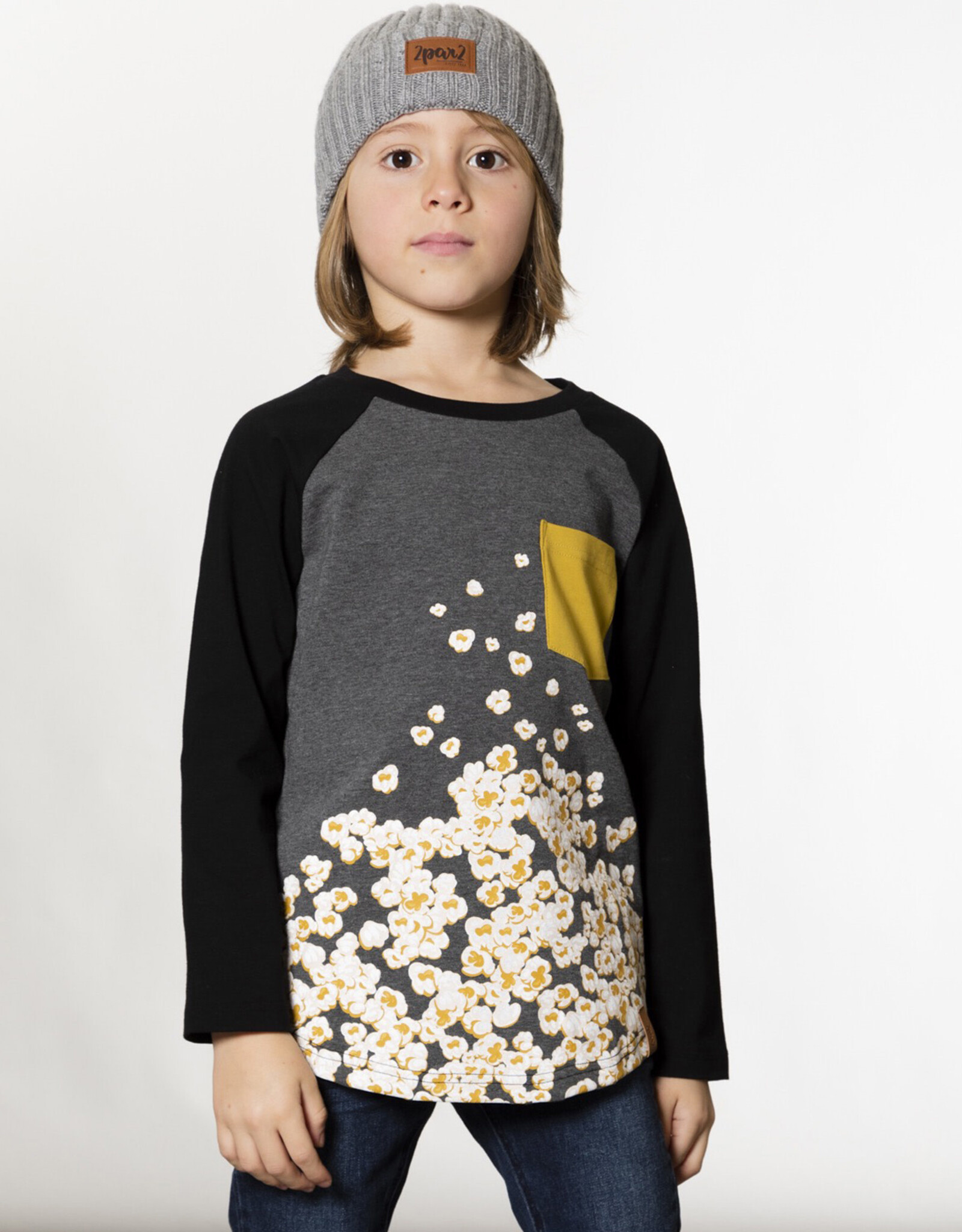 Deux Par Deux Popcorn T-Shirt with Pocket 12
