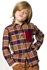 Deux Par Deux Fall Plaid Shirt w/Pocket