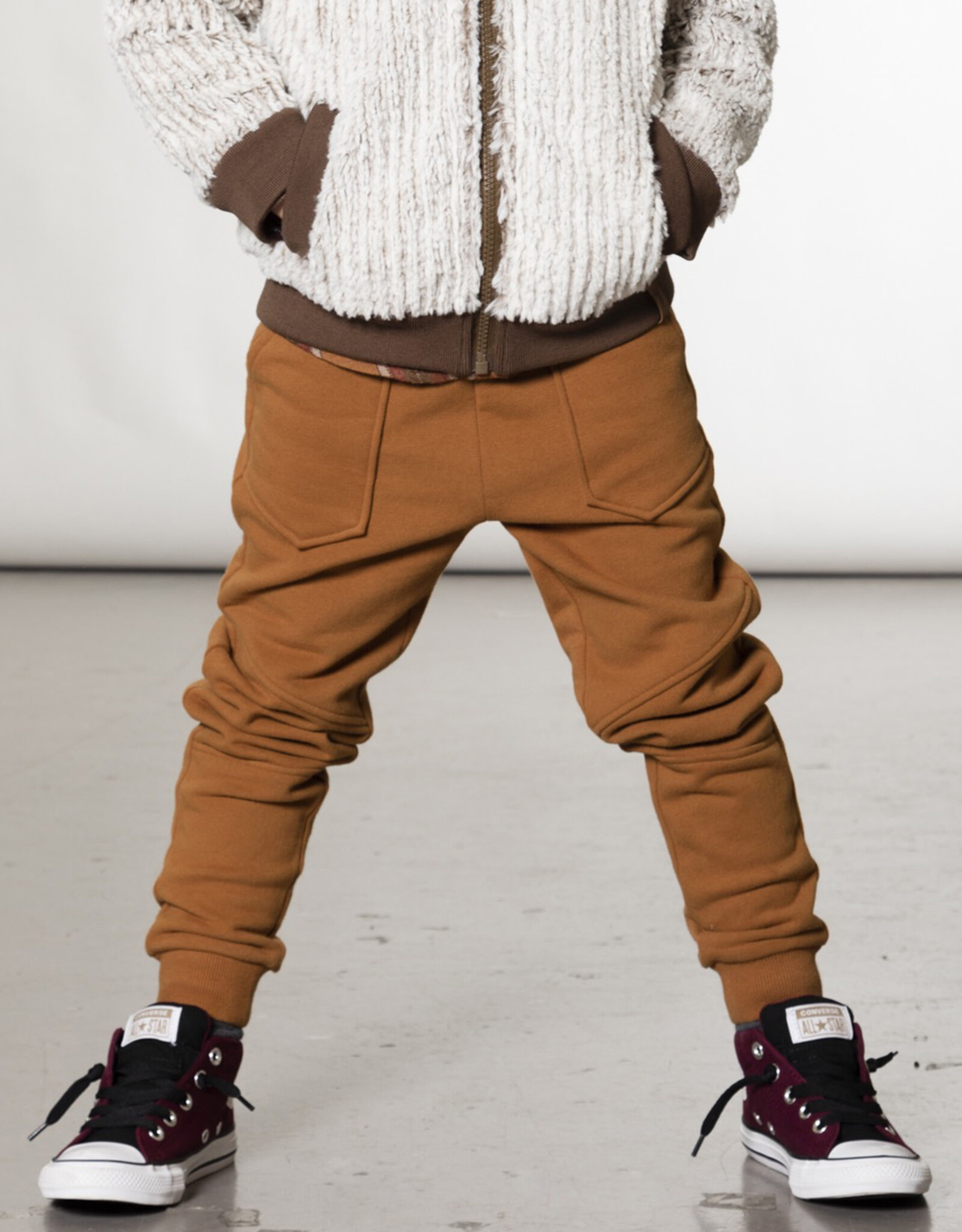 Deux Par Deux Mocha Bisque Fleece Sweatpants