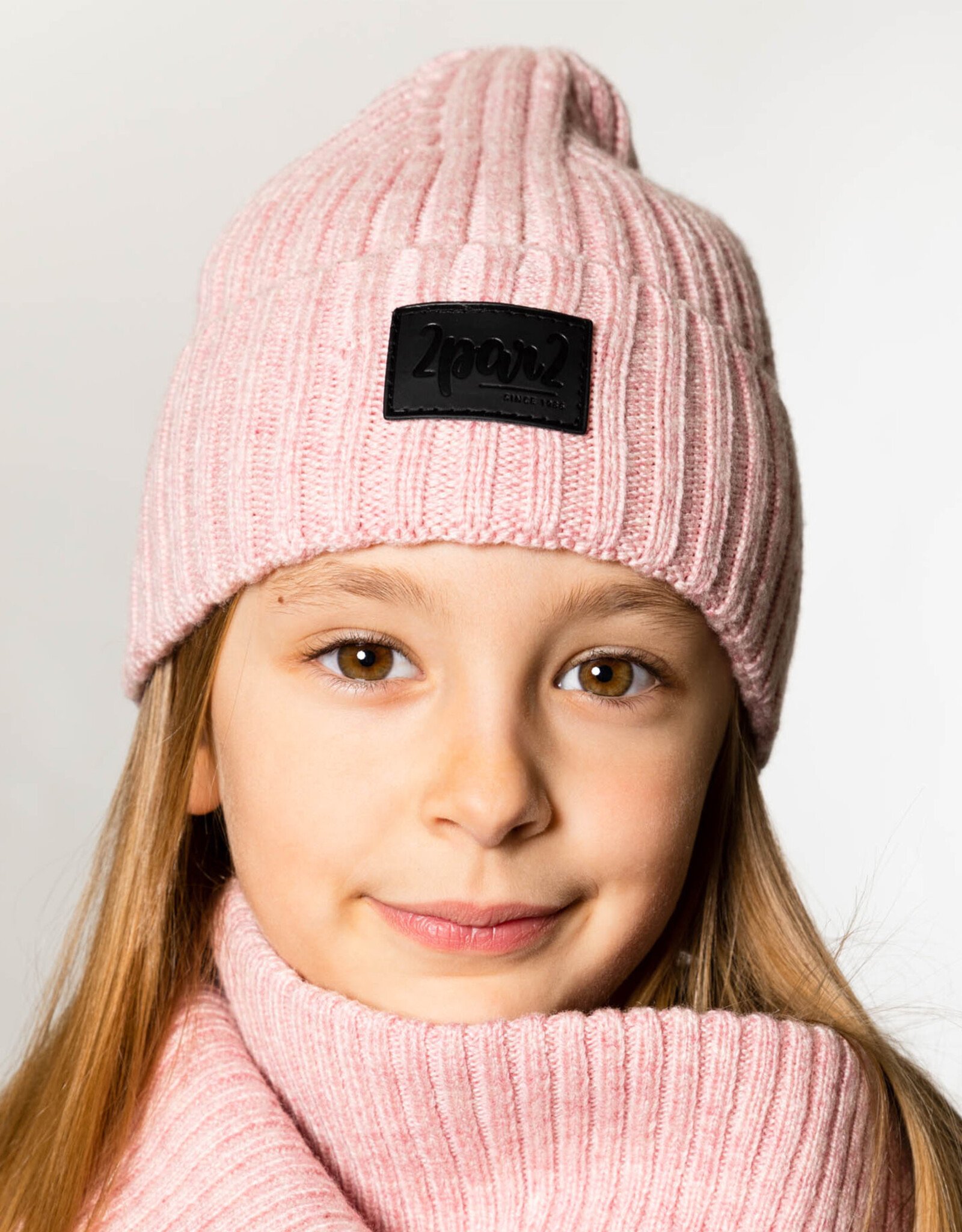 Deux Par Deux Pink Knitted DPD Hat