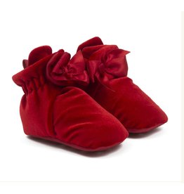 Robeez Holiday Red Bow Booties