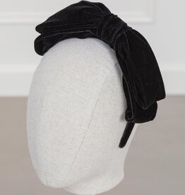 Abel & Lula Black Velvet Loop Headband