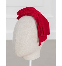 Abel & Lula Red Velvet Loop Headband