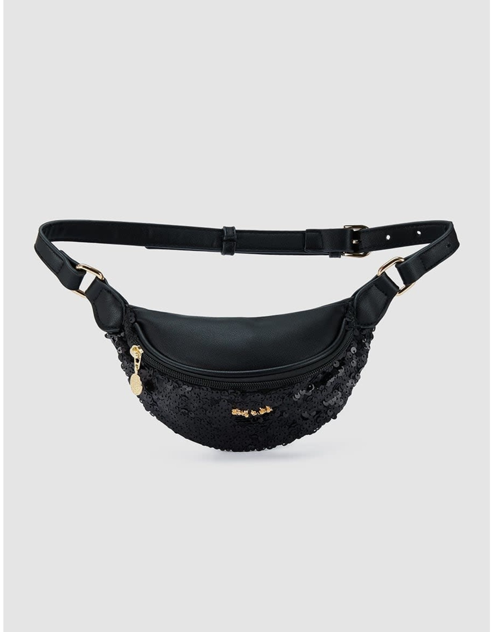 Abel & Lula Black Sequins Fanny Pack